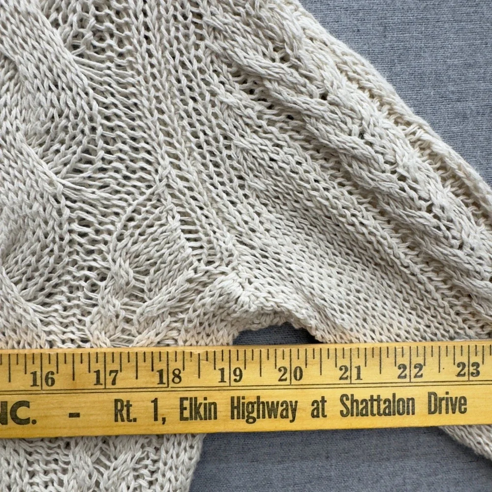 Garnet Hill cable knit